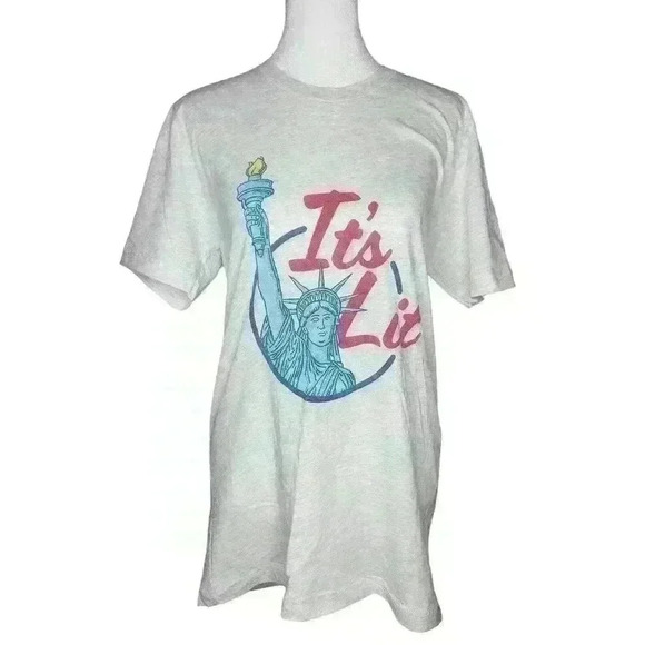 American t-shirt 4th of July shirt unisex Bella canvas liberty size small - Picture 1 of 4